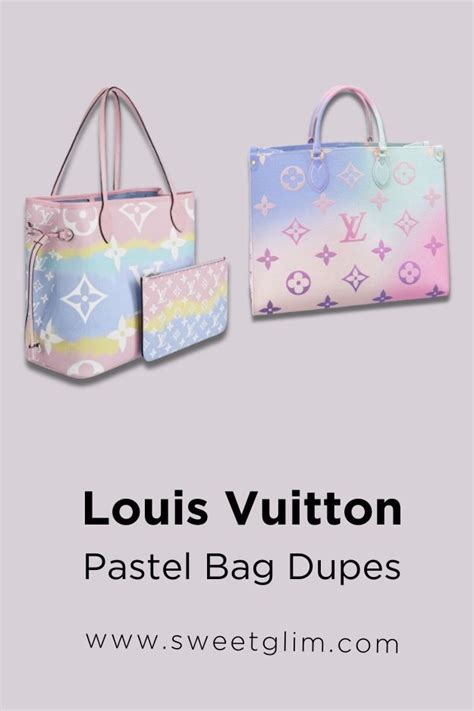 louis vuitton pastel bag dupe